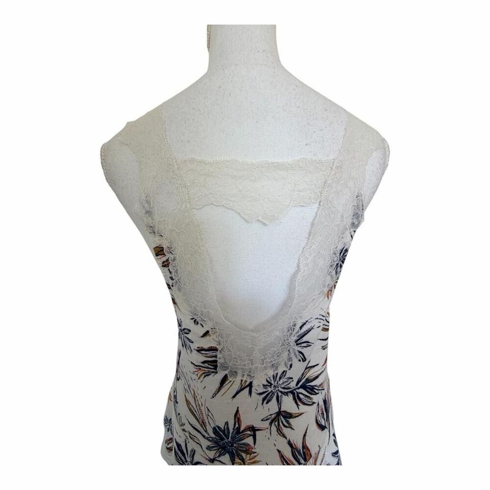 NWOT Free People Women's Floral Lace Babydoll MultiColor Tunic Top Size S - Picture 4 of 8